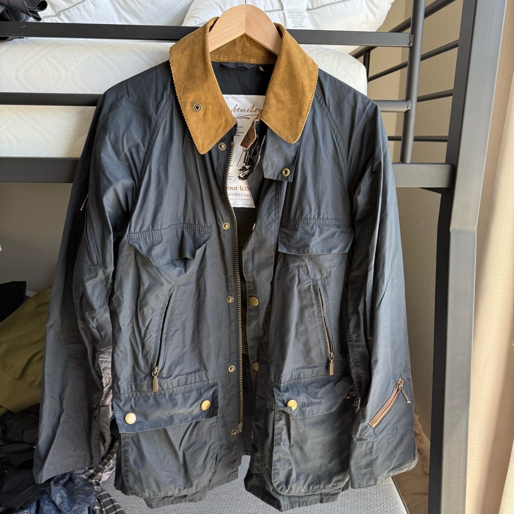 Barbour Bedale Casual | Navy | Small